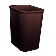 HAPCO-ELMAR 14 qt Trash Can, Walnut R4140WAL